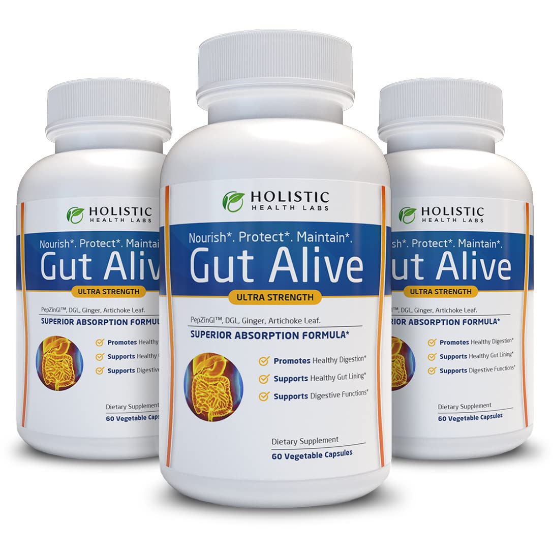 Gut Alive by Holistic Health Labs: Natural Relief for Digestive Harmony