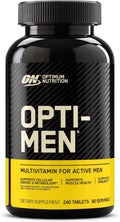 Men’s Daily Multivitamin with Amino Acids & Immune Support – 80 Day Supply (240 Tablets) | Optimum Nutrition Opti-Men