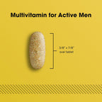 Men’s Daily Multivitamin with Amino Acids & Immune Support – 80 Day Supply (240 Tablets) | Optimum Nutrition Opti-Men