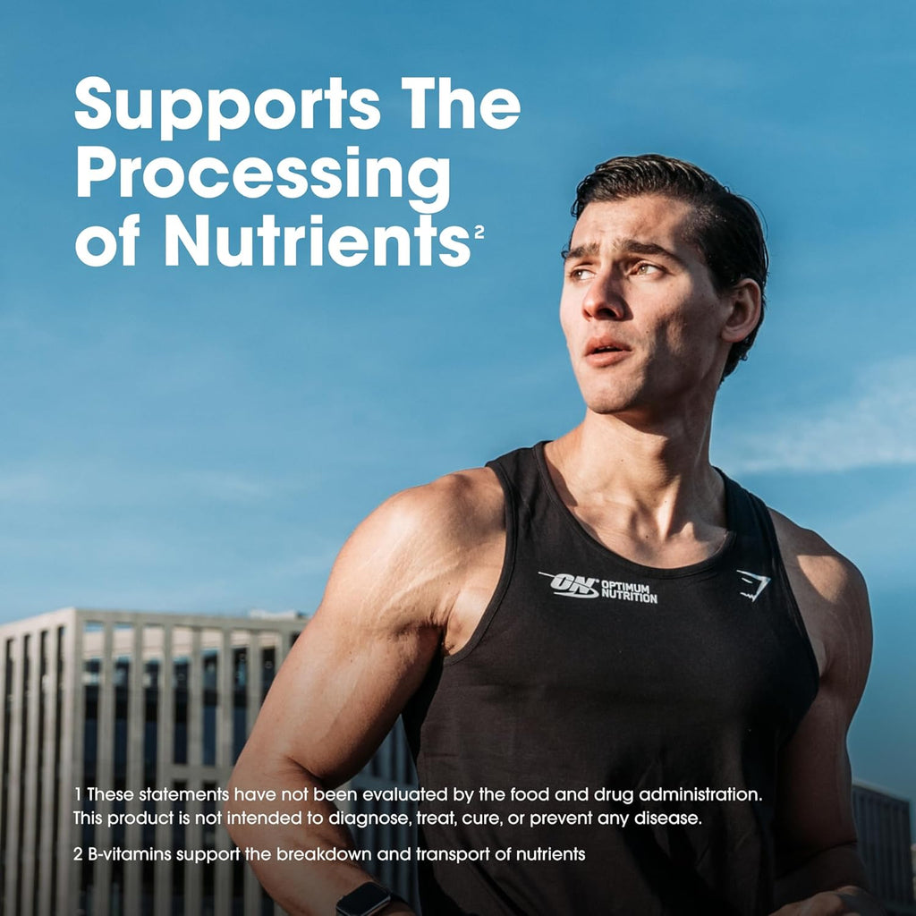 Men’s Daily Multivitamin with Amino Acids & Immune Support – 80 Day Supply (240 Tablets) | Optimum Nutrition Opti-Men