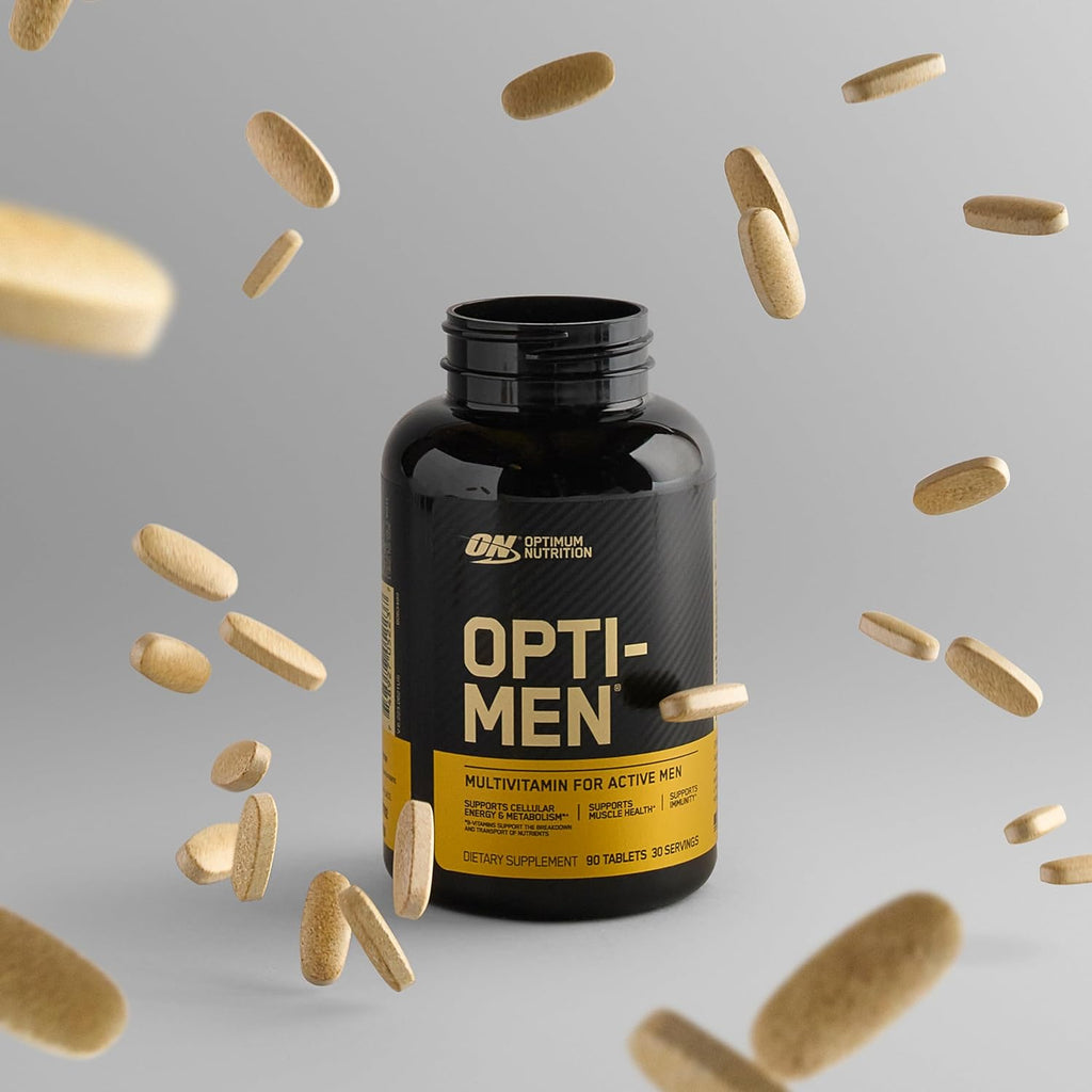 Men’s Daily Multivitamin with Amino Acids & Immune Support – 80 Day Supply (240 Tablets) | Optimum Nutrition Opti-Men