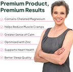Organics Ocean Pure Magnesium Glycinate with Zinc: Advanced Sleep & Muscle Support