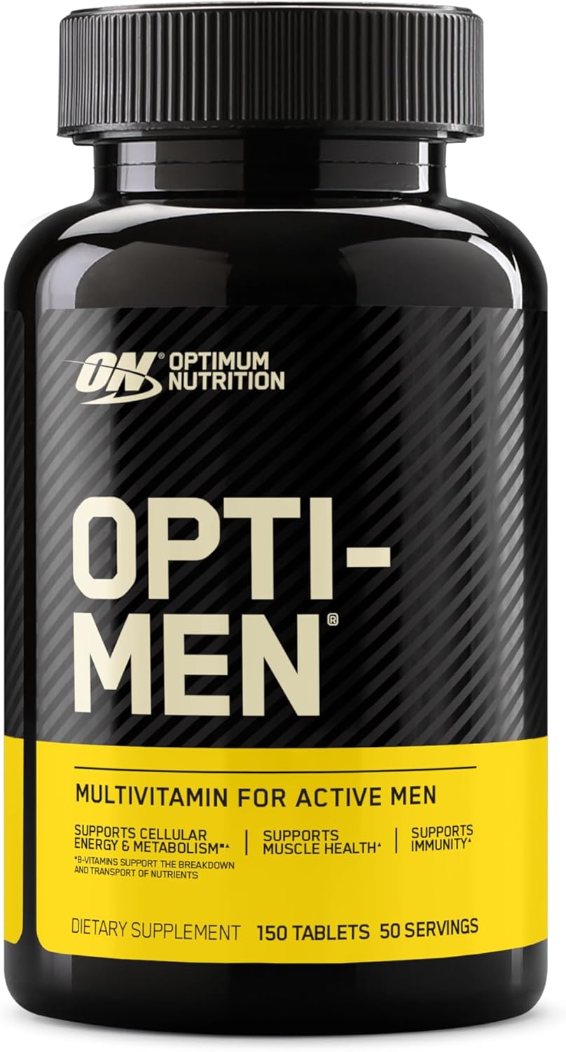 Men’s Daily Multivitamin with Amino Acids & Immune Support – 80 Day Supply (240 Tablets) | Optimum Nutrition Opti-Men