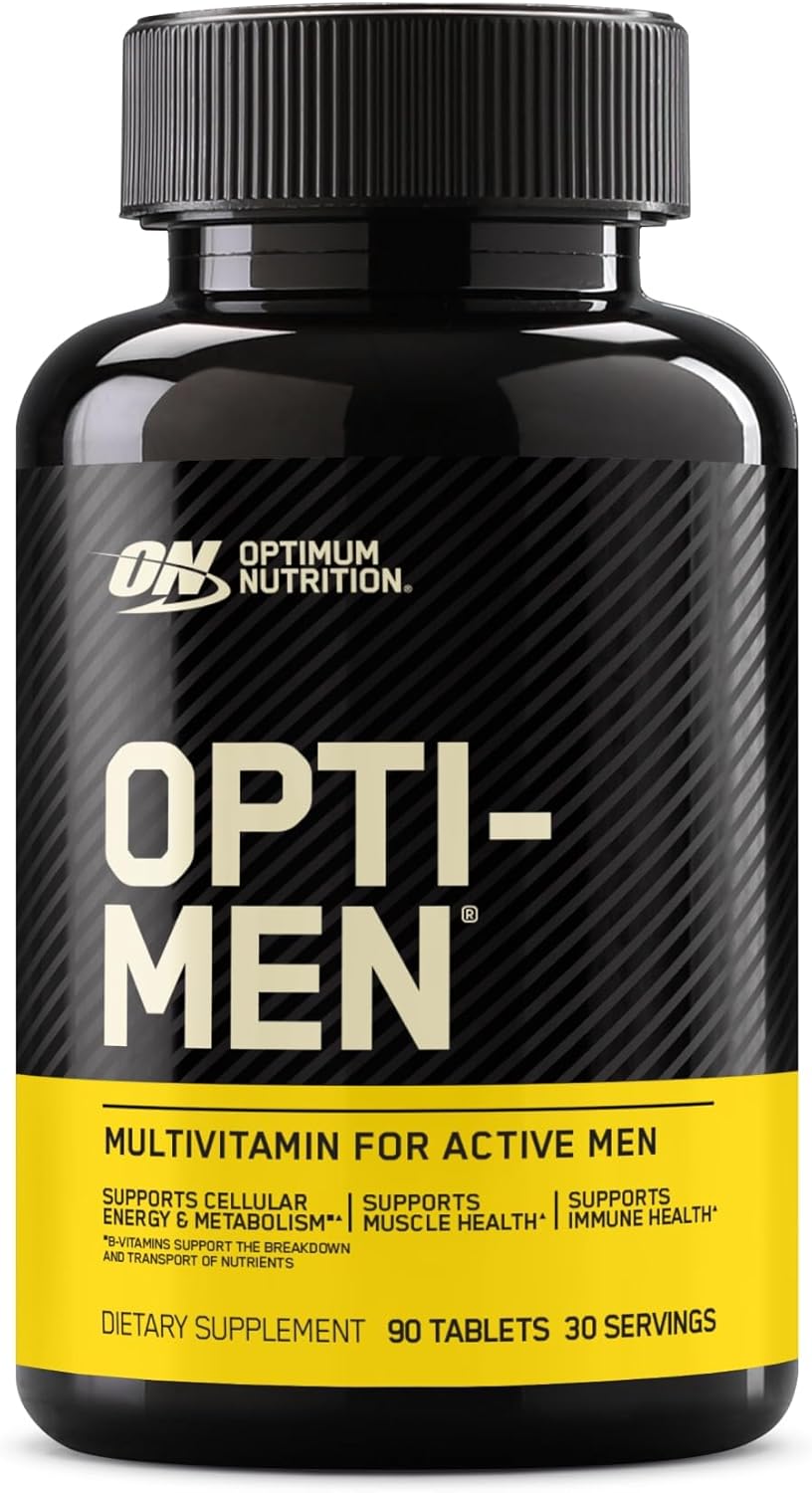 Men’s Daily Multivitamin with Amino Acids & Immune Support – 80 Day Supply (240 Tablets) | Optimum Nutrition Opti-Men