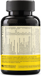 Men’s Daily Multivitamin with Amino Acids & Immune Support – 80 Day Supply (240 Tablets) | Optimum Nutrition Opti-Men