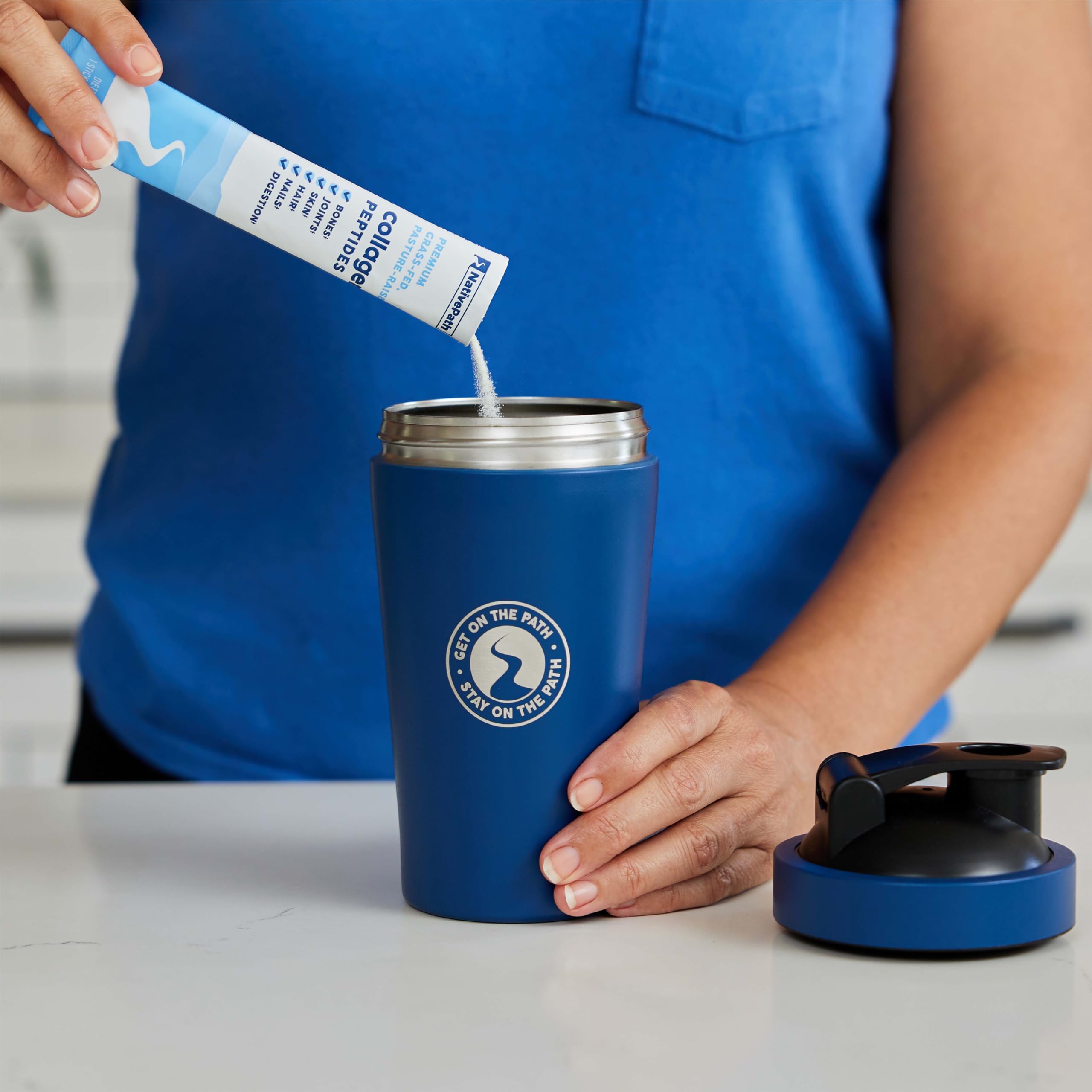 NativePath Collagen Peptides - Hydrolyzed Type 1 & 3 Collagen Powder for Skin, Hair, Nails - 8.8 oz (25 Servings)