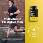 Men’s Daily Multivitamin with Amino Acids & Immune Support – 80 Day Supply (240 Tablets) | Optimum Nutrition Opti-Men