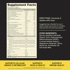 Men’s Daily Multivitamin with Amino Acids & Immune Support – 80 Day Supply (240 Tablets) | Optimum Nutrition Opti-Men