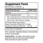 American BioSciences ImmPower AHCC Supplement, Vegetarian Capsules, Enhanced Immune Support, Natural Killer Cell Activity and Cytokine Production, 500 milligrams per Capsule