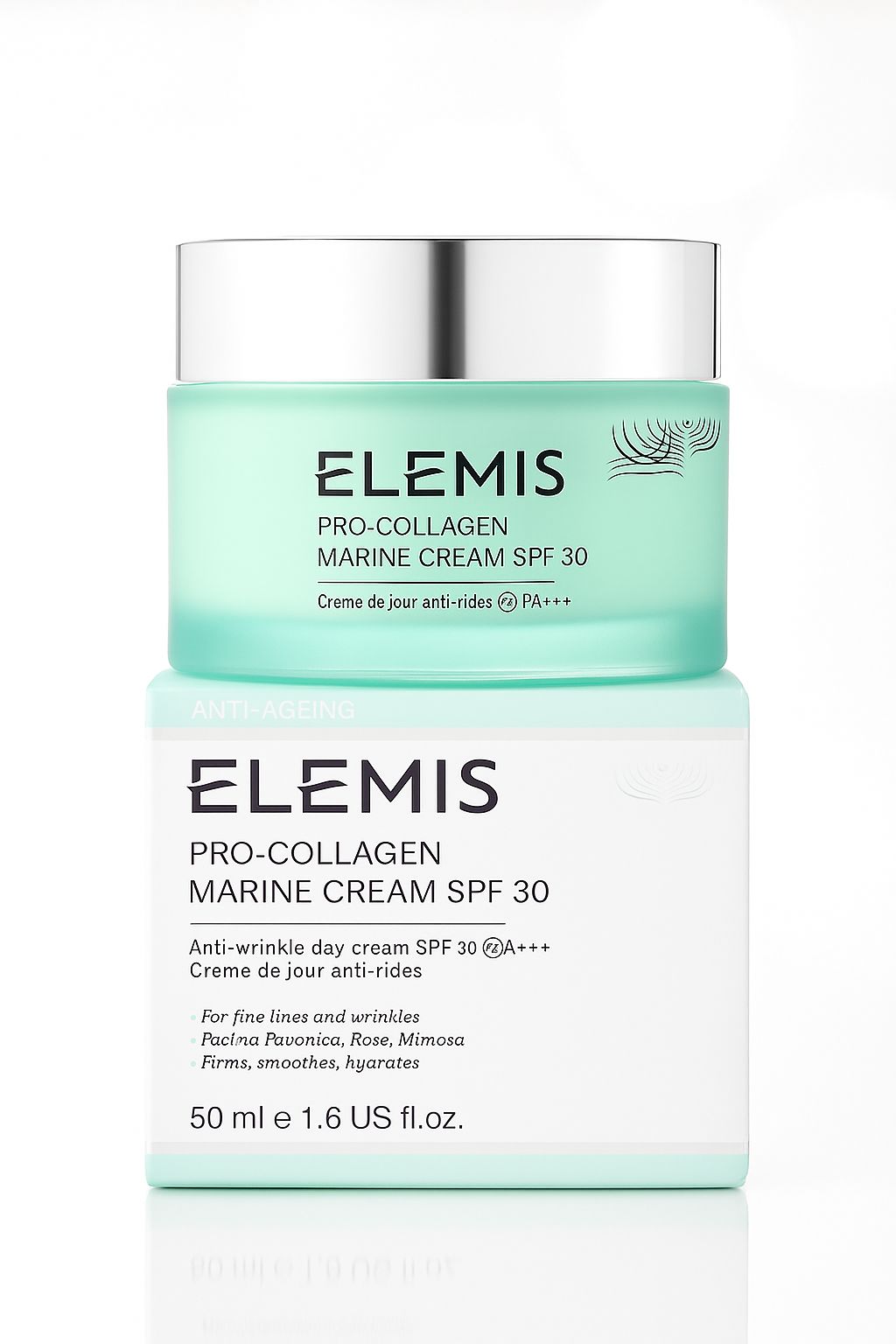 ELEMIS Pro-Collagen Marine Cream SPF 30, Lightweight Anti-Wrinkle Daily Facial Moisturizer