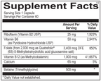 Ortho Molecular Methyl CpG Cardiovascular Health 60 capsules